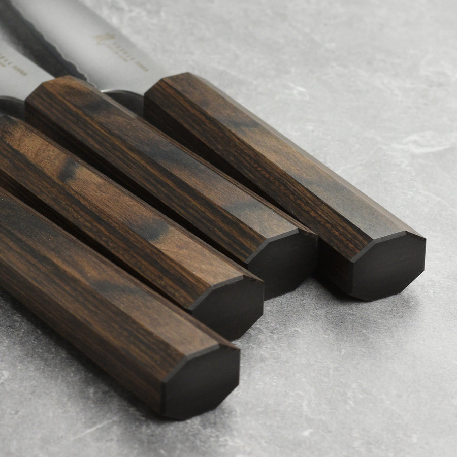 Yaxell Hana 4 Piece Steak Knife Set with Case