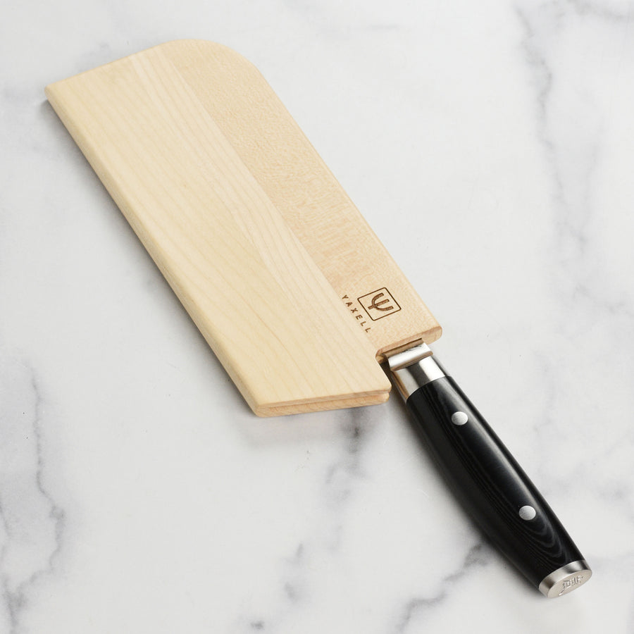 Yaxell Magnetic Wooden Sheath for 7" Chinese Chef's Knife