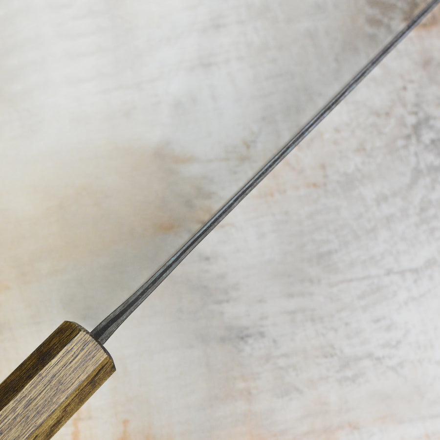 Shiro Kamo Aogami Super Kurouchi Stainless Clad 9.4" Gyuto