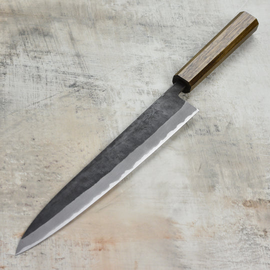 Shiro Kamo Aogami Super Kurouchi Stainless Clad 10.6" Sujihiki