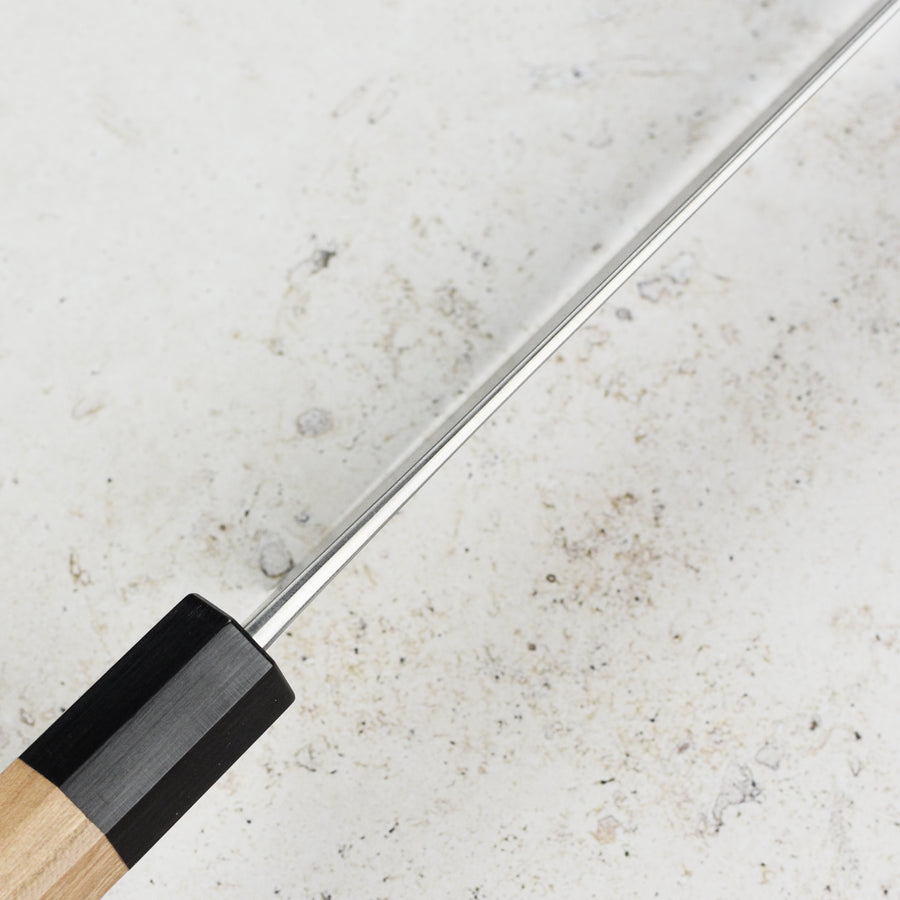 Yoshimi Kato Aogami Super Nashiji Stainless Clad 6.7" Bunka