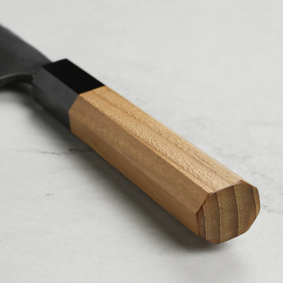 Hatsukokoro Shirasagi Aogami #2 Kurouchi 6.5" Single-Bevel Deba