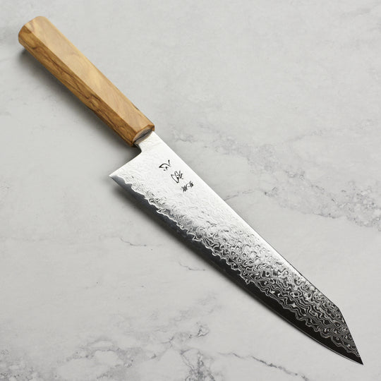 Hatsukokoro Ryuhyo SG2 Damascus 9.4" Kiritsuke