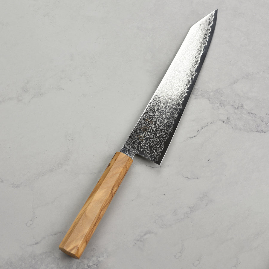 Hatsukokoro Ryuhyo SG2 Damascus 9.4" Kiritsuke