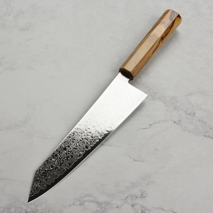 Hatsukokoro Ryuhyo SG2 Damascus 9.4" Kiritsuke