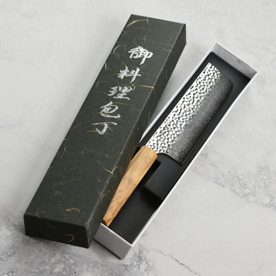 Enso Nakiri Knife with Japanese Wa Handle