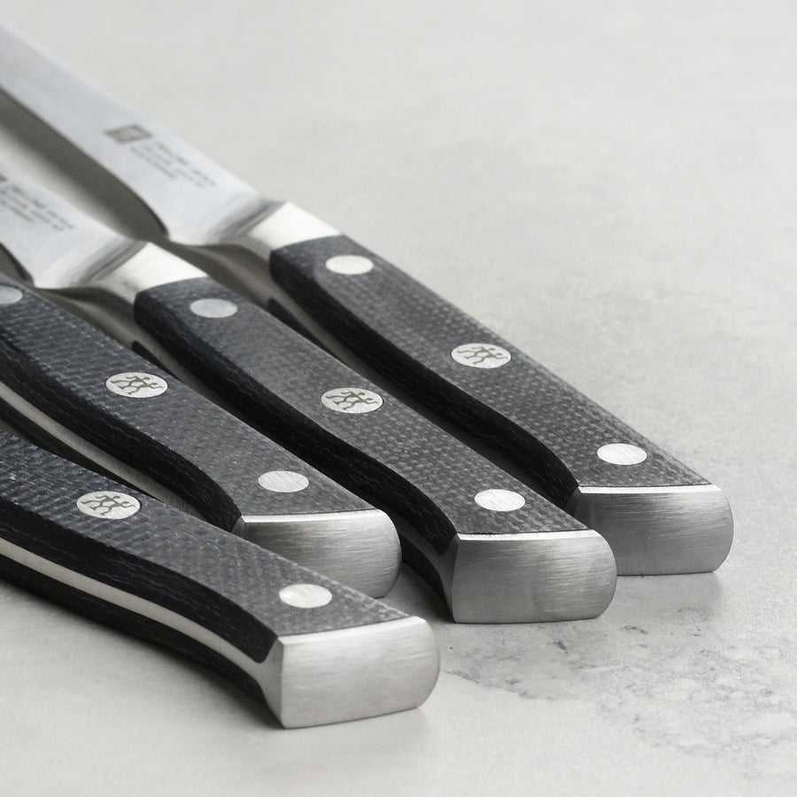 Zwilling Spectrum 4 Piece Steak Knife Set with Wooden Case