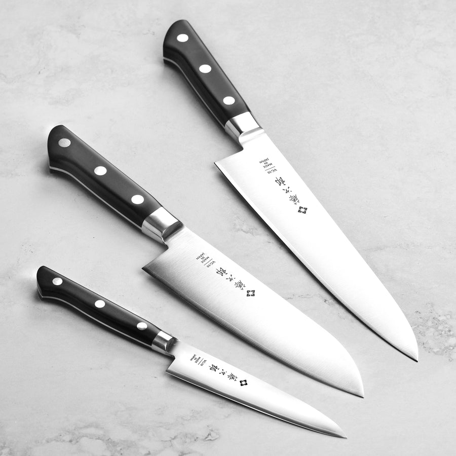 Tojiro Classic 3 Piece Knife Set