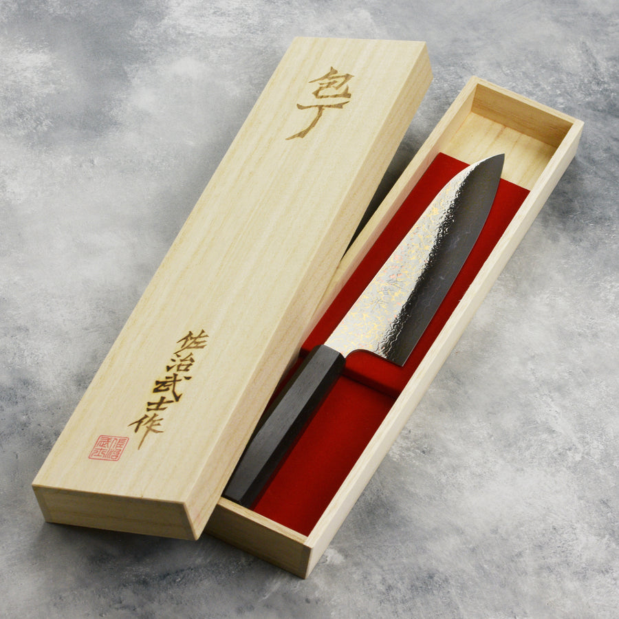 Saji Rainbow Damascus 8.25" Gyuto