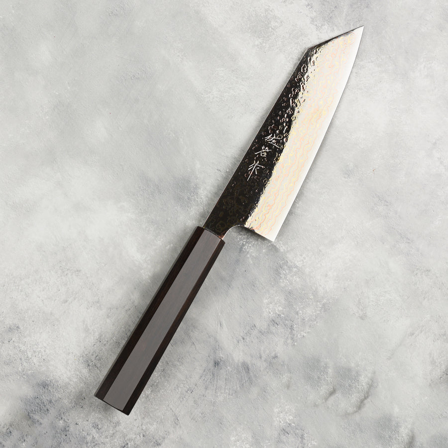 Saji Rainbow Damascus 6.7" Bunka