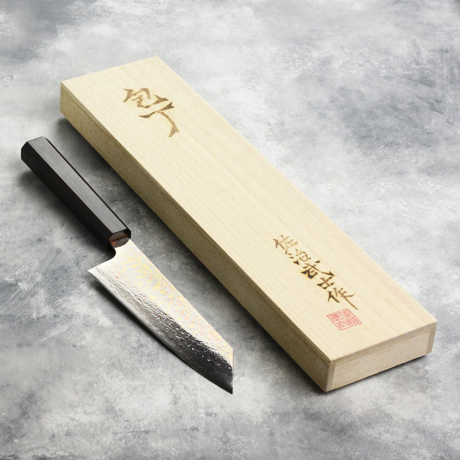 Saji Rainbow Damascus 6.7" Bunka