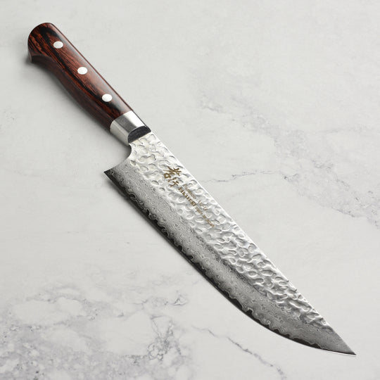 Takayuki Hammered Damascus 8.25" Butcher's Knife