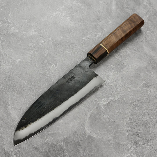 Nishida Shirogami #1 Kurouchi 8.25" Funayuki Gyuto, Walnut