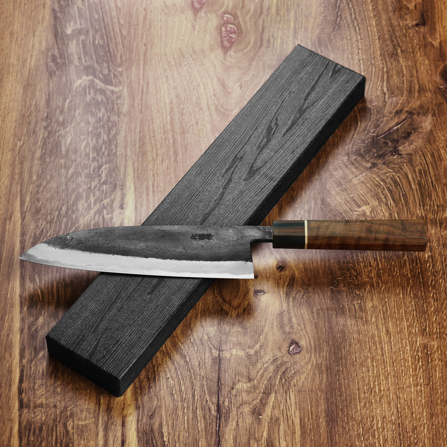 Nishida Shirogami #1 Kurouchi 8.25" Funayuki Gyuto, Walnut
