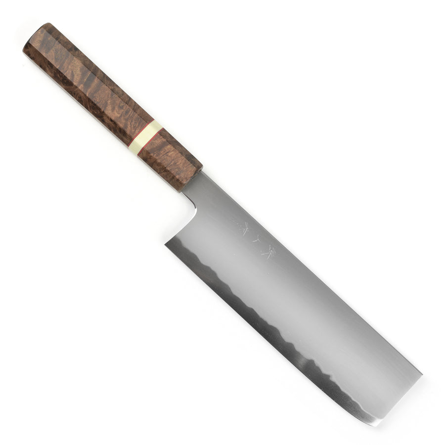 Tetsujin Aogami #2 So Kasumi 7" Nakiri, C+M Custom Handle