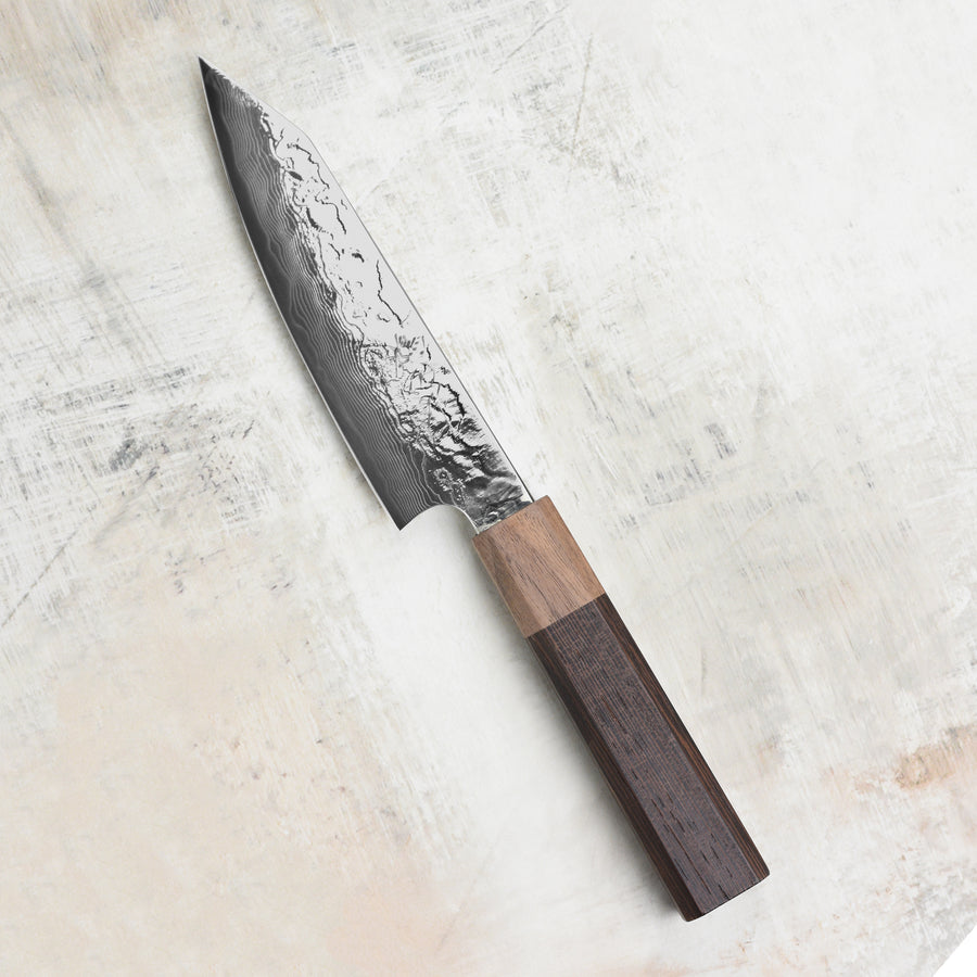 Hatono SG2 Sapphire Damascus 5.3" Kiritsuke Petty