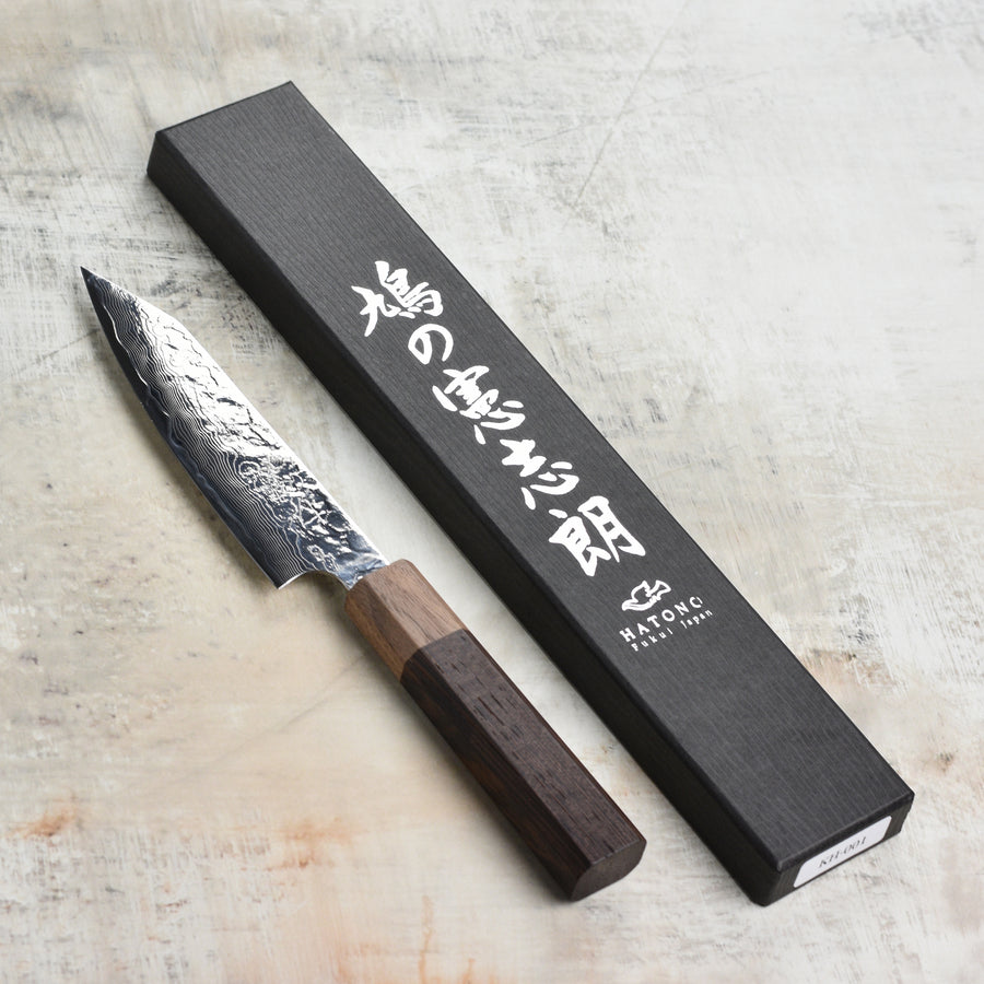 Hatono SG2 Sapphire Damascus 5.3" Kiritsuke Petty
