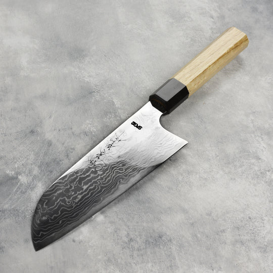 Matsubara SG2 Damascus 7" Santoku