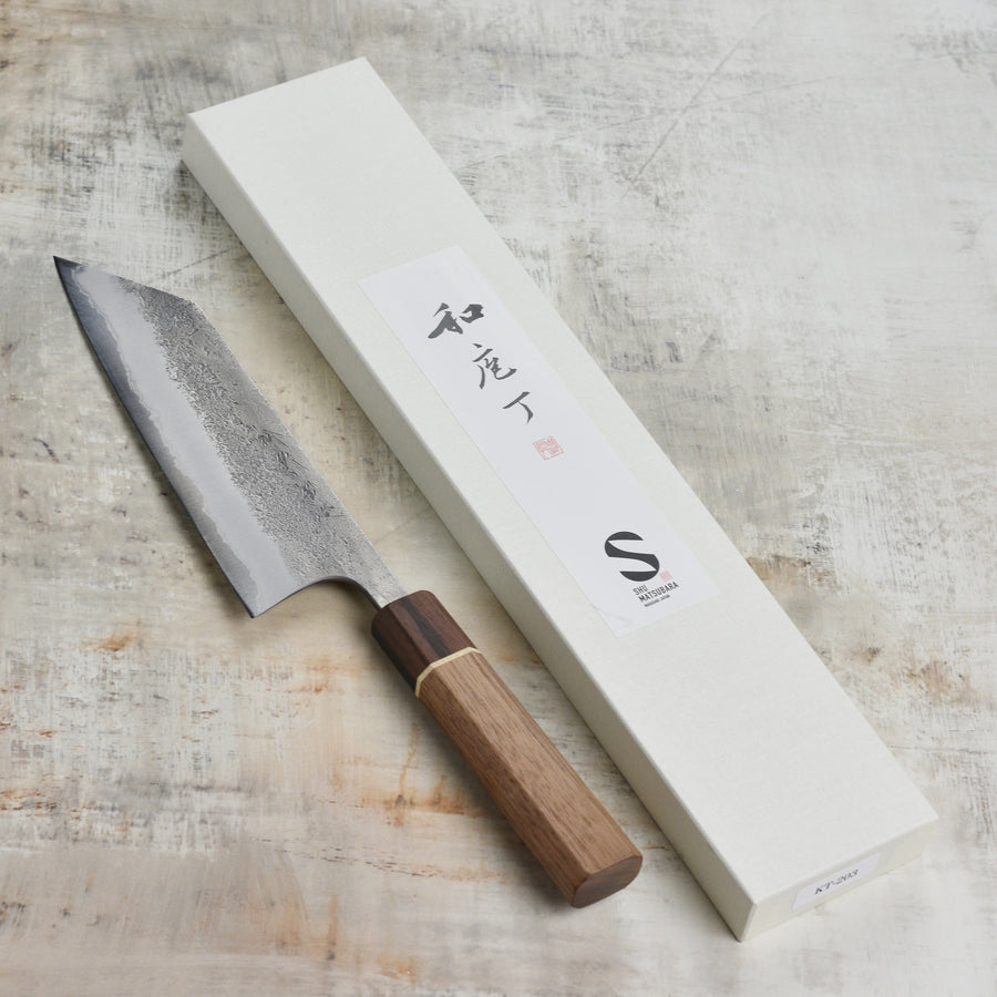 Matsubara Aogami #2 Nashiji Stainless Clad 7" Bunka