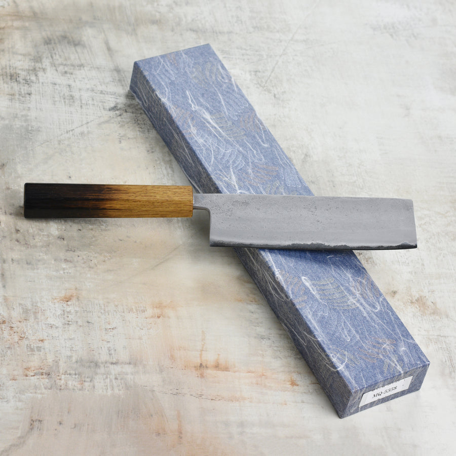 Motokyuuichi Aogami #2 Nashiji Stainless Clad 6.5" Nakiri