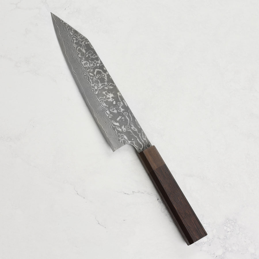 Hatono SG2 Kurozome Damascus 8.25" Kiritsuke Gyuto