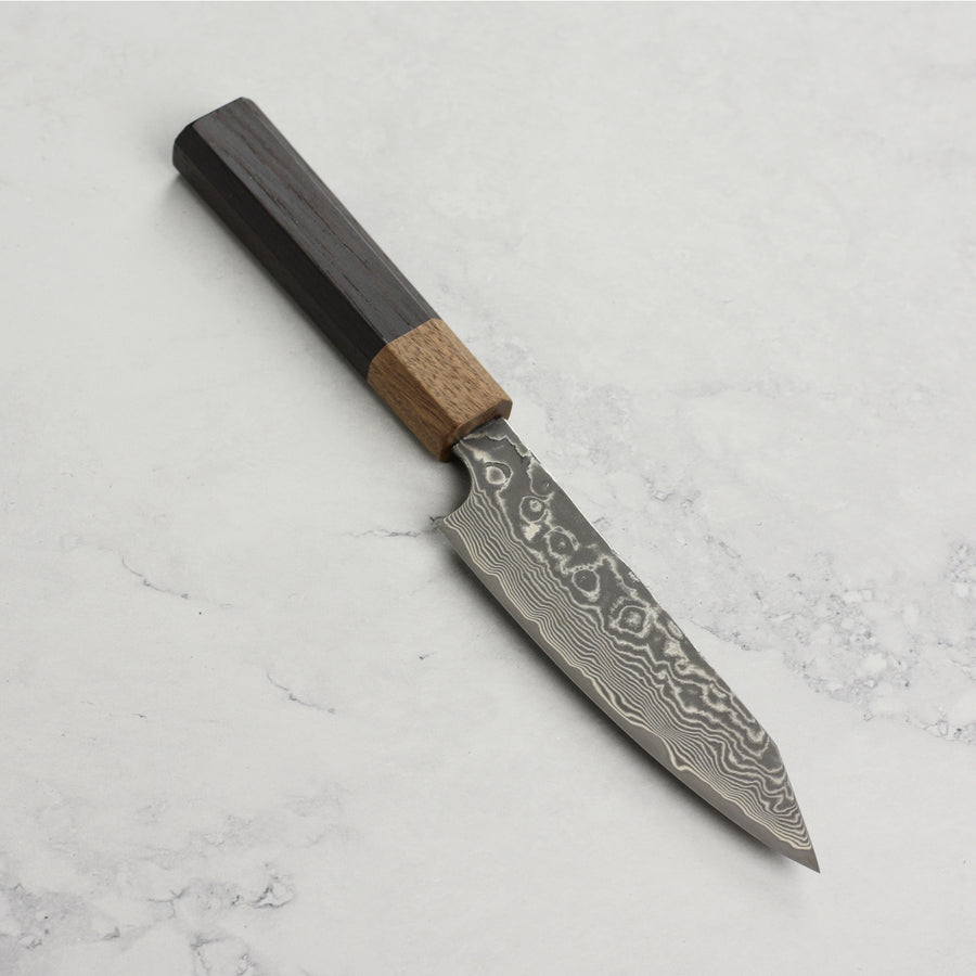 Hatono SG2 Kurozome Damascus 5.3" Kiritsuke Petty