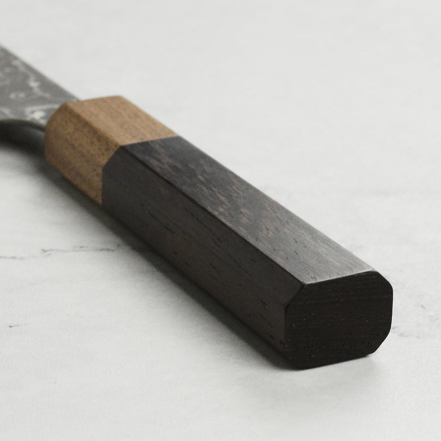Hatono SG2 Kurozome Damascus 5.3" Kiritsuke Petty