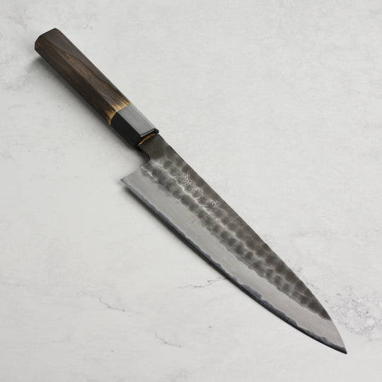 Hinoura Shirogami #2 Kurouchi Tsuchime 8.25" Gyuto