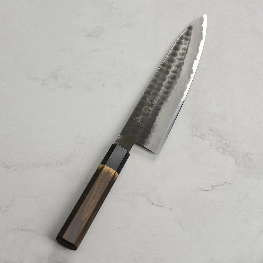 Hinoura Shirogami #2 Kurouchi Tsuchime 8.25" Gyuto