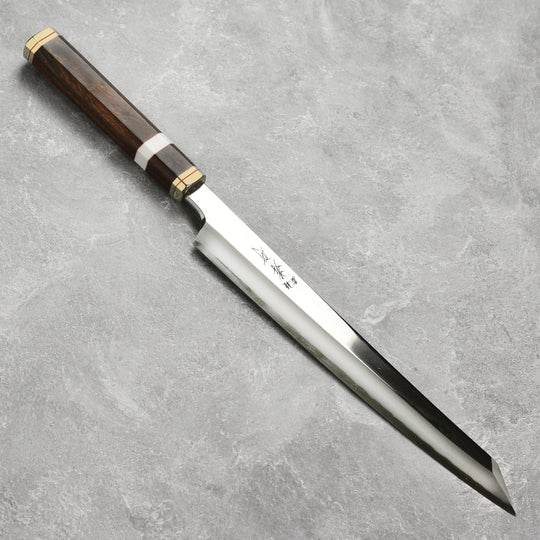 Takayuki Shiden Ginsan Single-Bevel 10.6" Kengata Yanagiba
