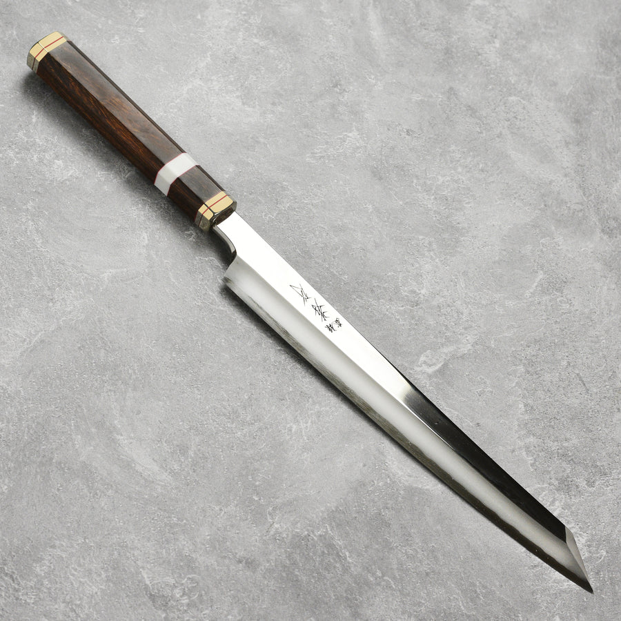 Takayuki Shiden Ginsan 11.8" Single Bevel Kengata Yanagiba