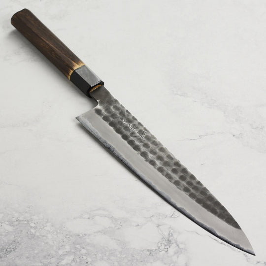 Hinoura Shirogami #2 Kurouchi Tsuchime 9.4" Gyuto