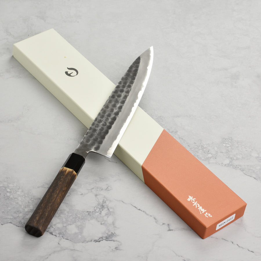 Hinoura Shirogami #2 Kurouchi Tsuchime 9.4" Gyuto