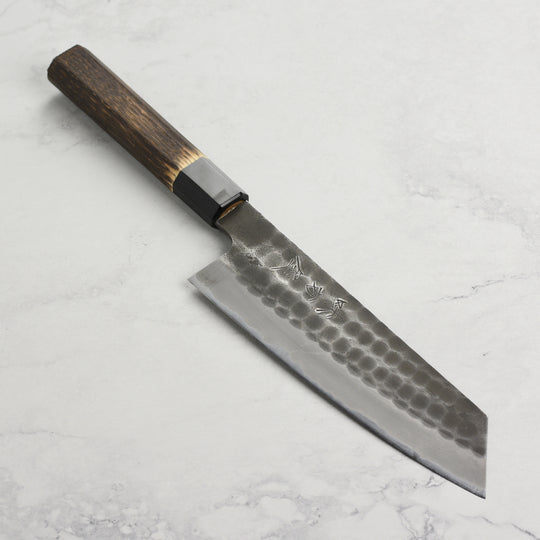 Hinoura Shirogami #2 Kurouchi Tsuchime 7" Bunka