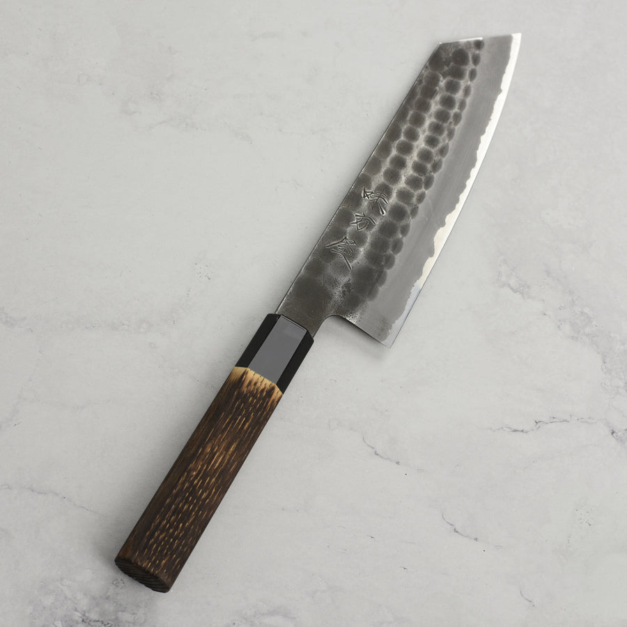 Hinoura Shirogami #2 Kurouchi Tsuchime 7" Bunka