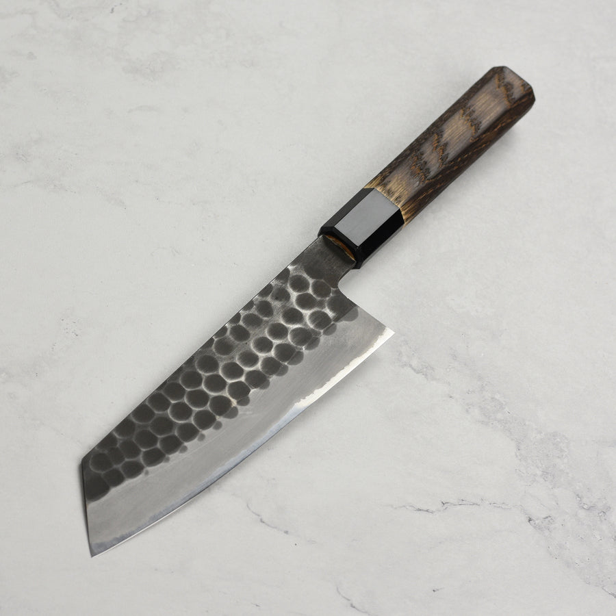 Hinoura Shirogami #2 Kurouchi Tsuchime 6.5" Bunka