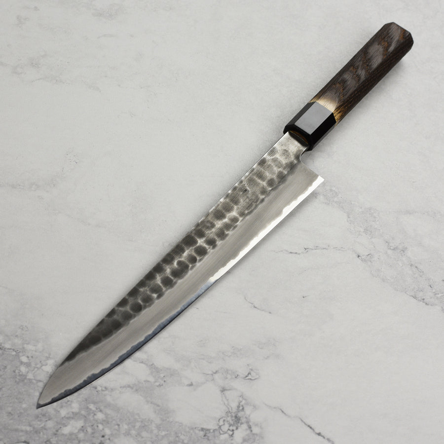 Hinoura Shirogami #2 Kurouchi Tsuchime 10.6" Sujihiki
