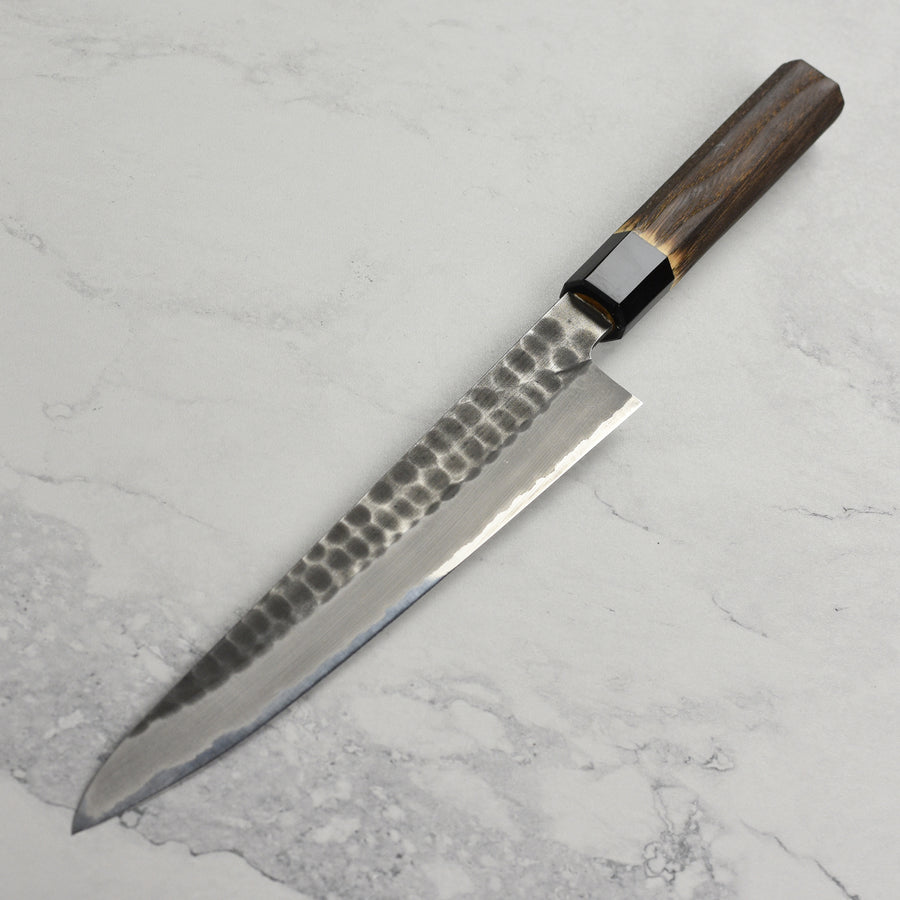 Hinoura Shirogami #2 Kurouchi Tsuchime 9.4" Sujihiki