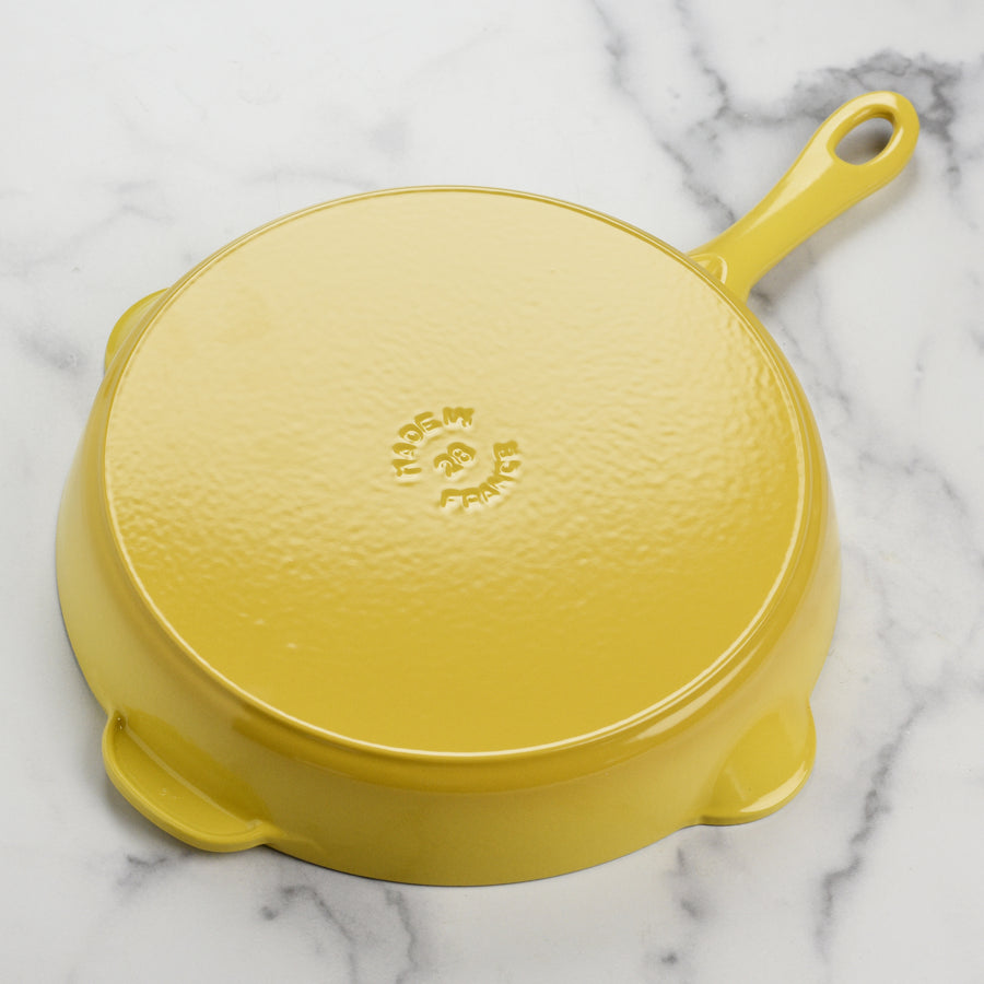 Staub 11" Citron Cast Iron Deep Traditional Skillet