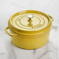 Staub Dutch Oven - 7-qt Cast Iron Cocotte - Citron – Cutlery and More