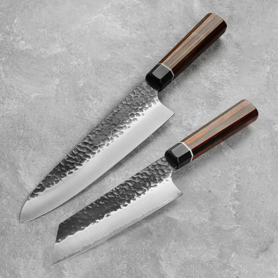 Enso Hachi SG2 Gyuto & Bunka Knife Set with Sayas