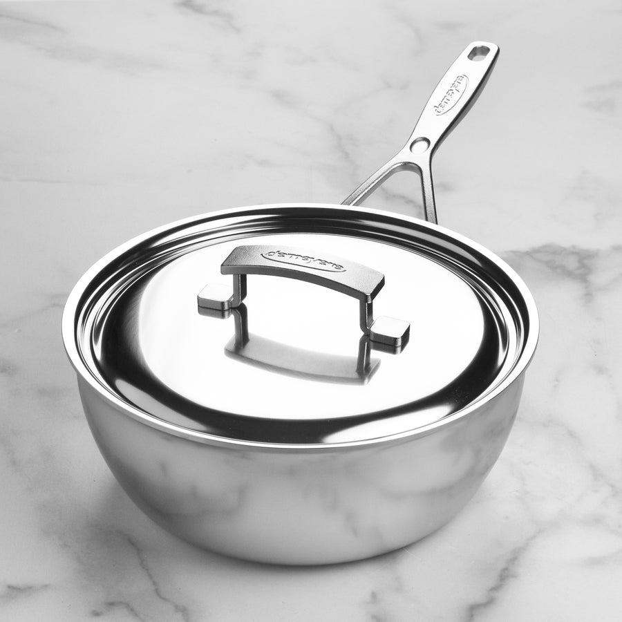 Demeyere Industry5 3.5-quart Stainless Steel Saucier