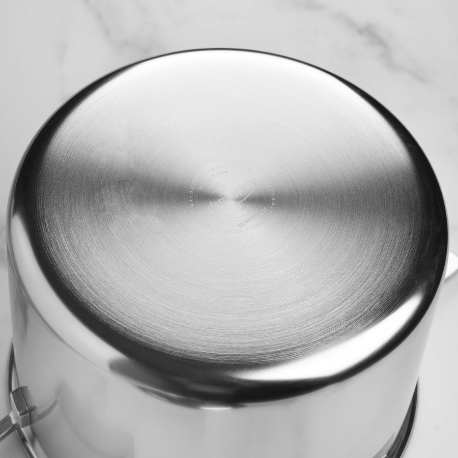 Demeyere Industry5 8-quart Stainless Steel Stock Pot