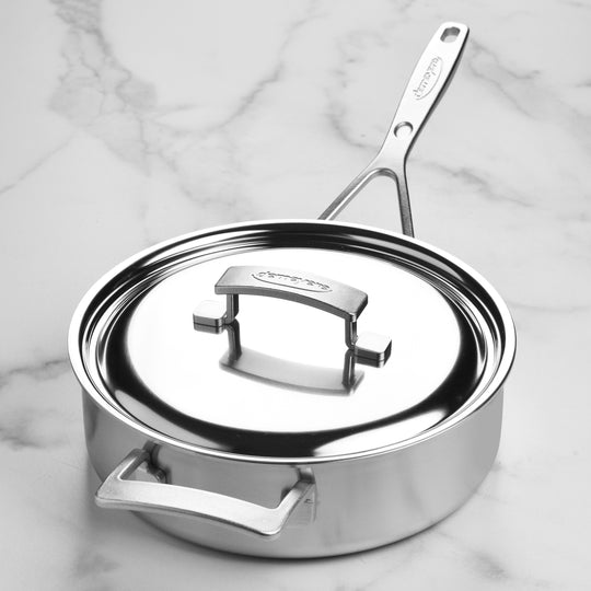Demeyere Industry5 3-quart Stainless Steel Saute Pan