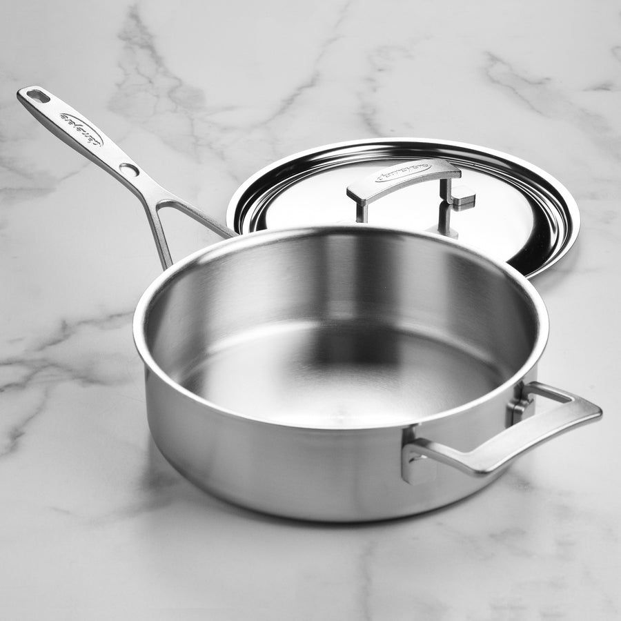 Demeyere Industry5 3-quart Stainless Steel Saute Pan