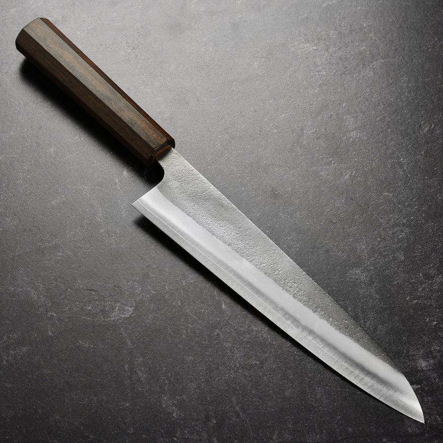 Yoshikane SKD Nashiji Stainless Clad 9.4" Gyuto