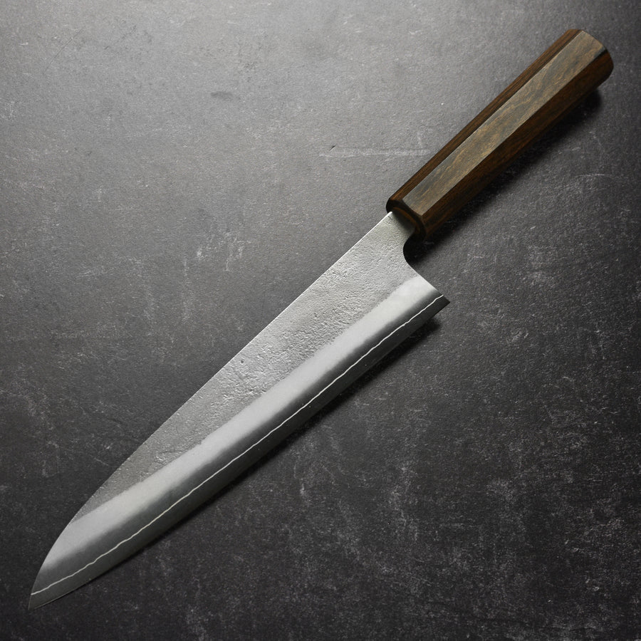 Yoshikane SKD Nashiji Stainless Clad 9.4" Gyuto