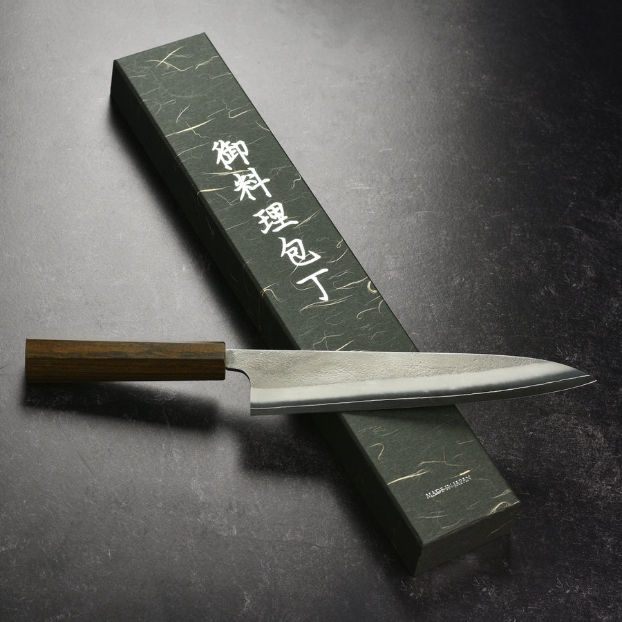 Yoshikane SKD Nashiji Stainless Clad 9.4" Gyuto