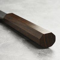 Mazaki Shirogami #2 Kurouchi Nashiji 240mm Gyuto | Japanese