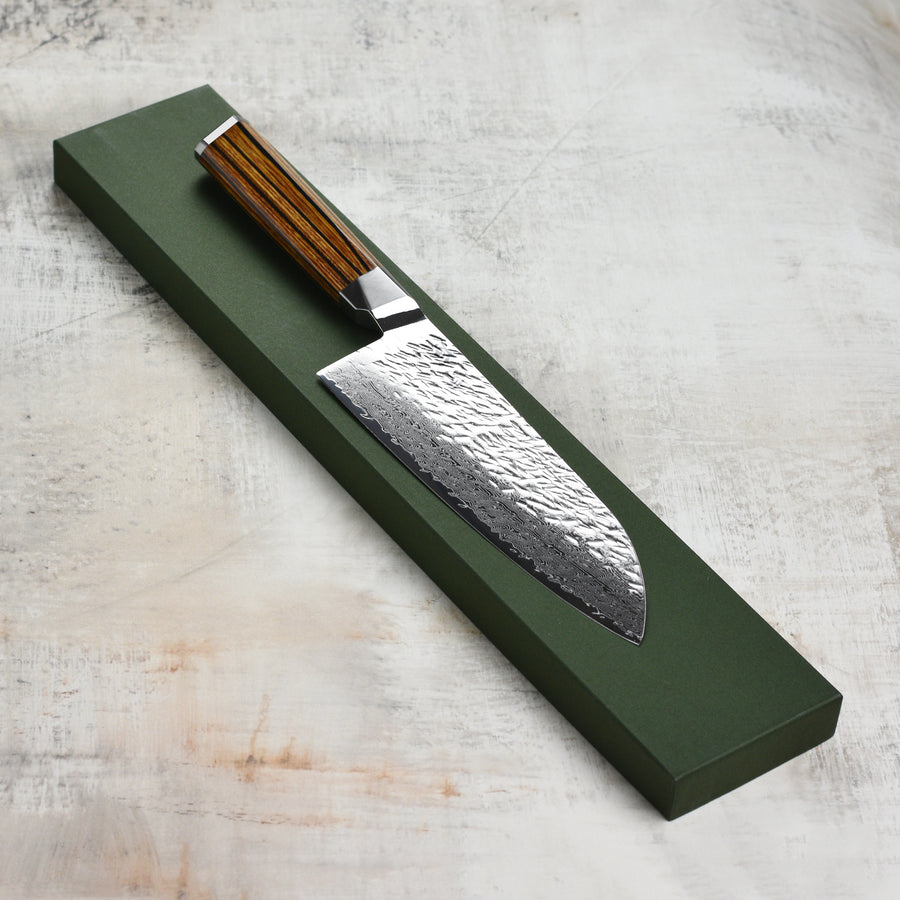 Ono Suzukaze SG2 Damascus 7" Santoku Knife